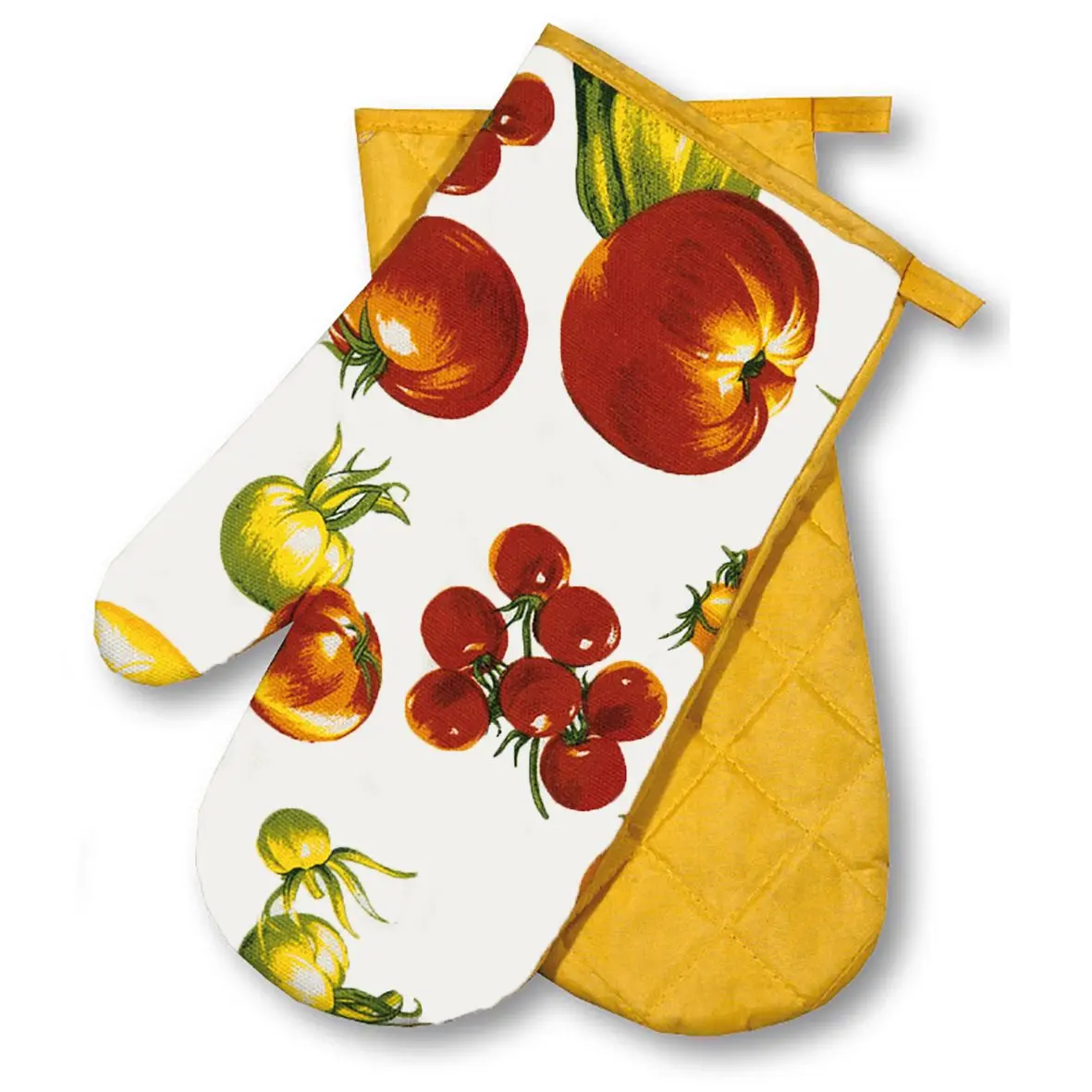 Ofenhandschuh-Paar gelb