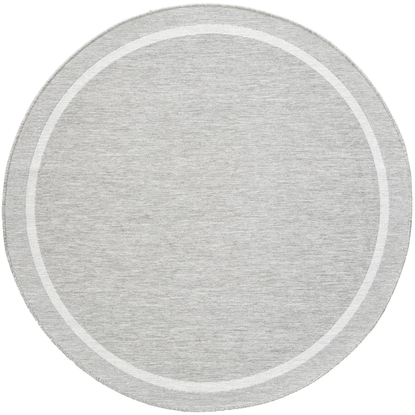 Teppich Newport 160 cm silber, grau rund 