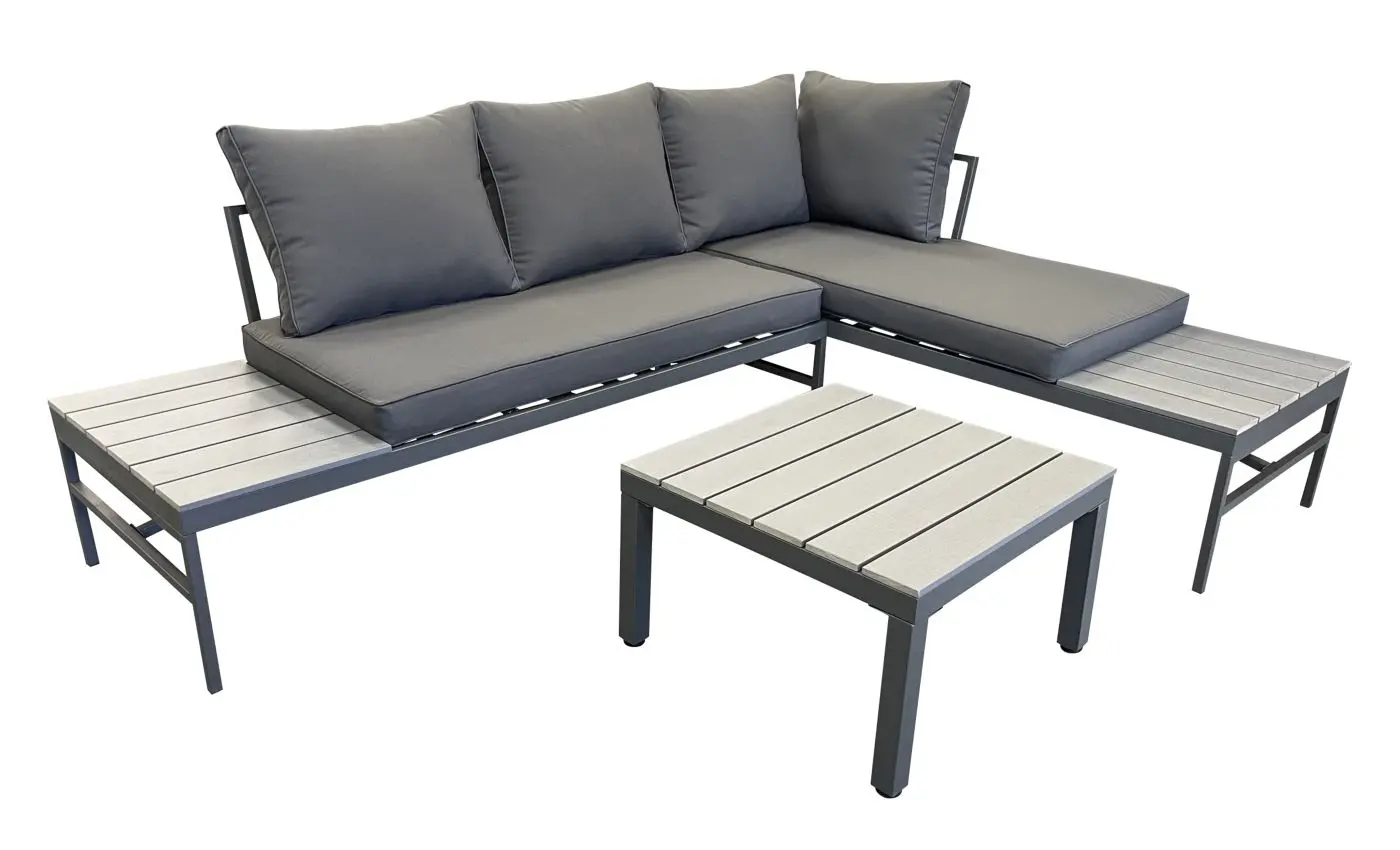 Outdoor-Lounge-Gruppe grau