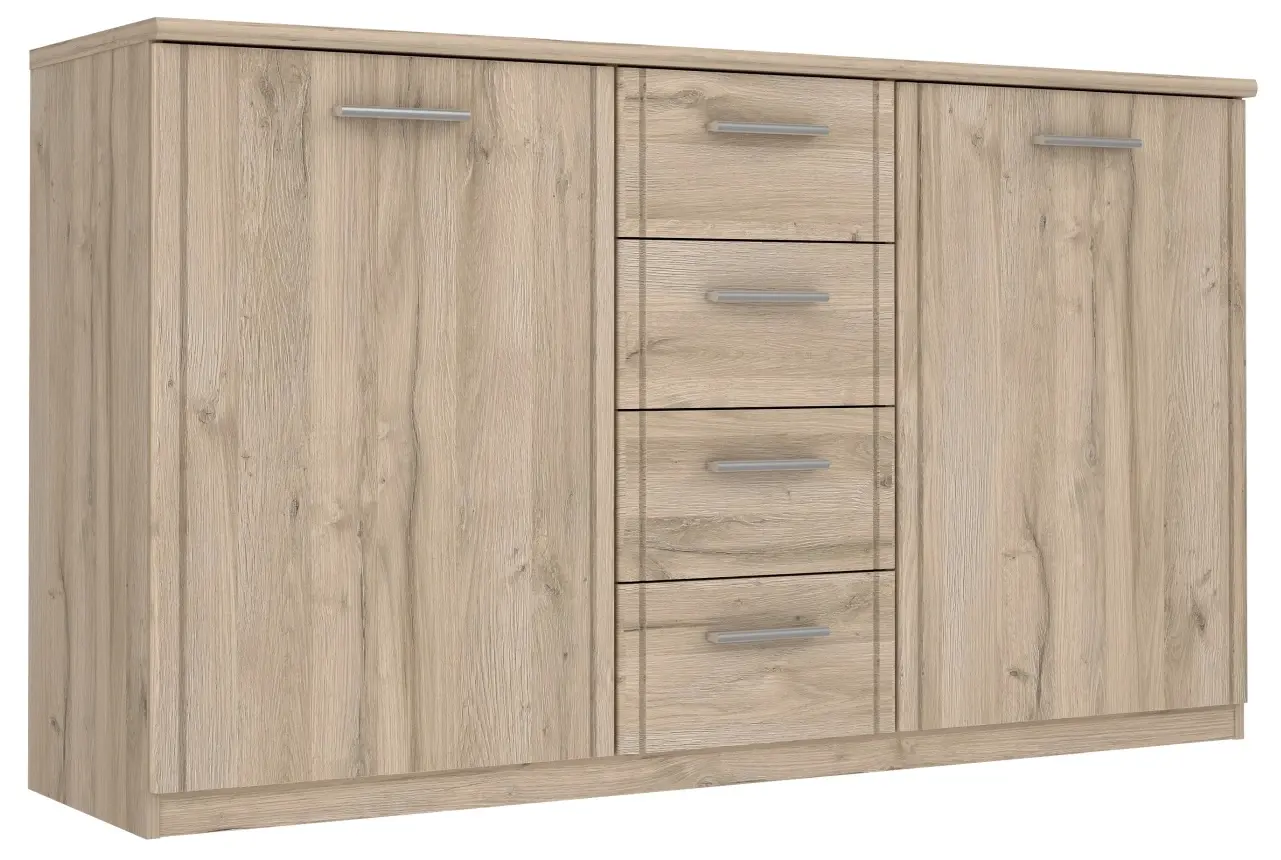 Sideboard Gloria Bianco Eiche 