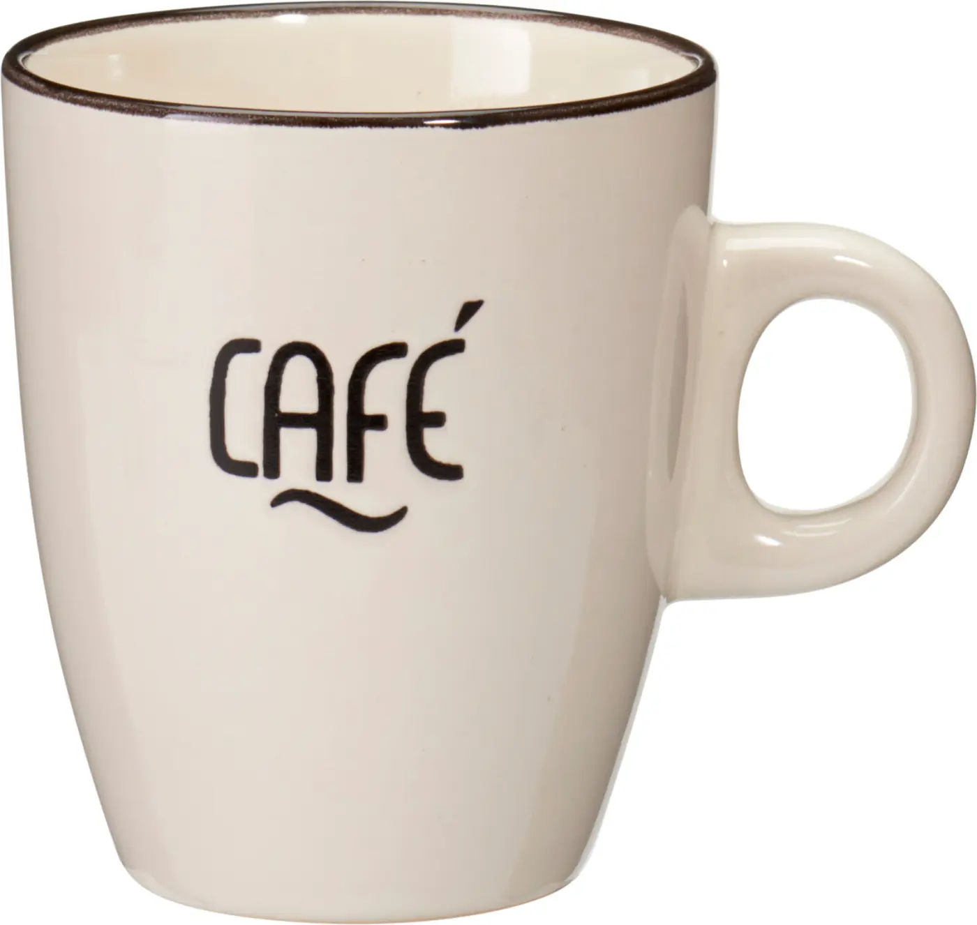 Kaffeebecher Schrift 220 ml