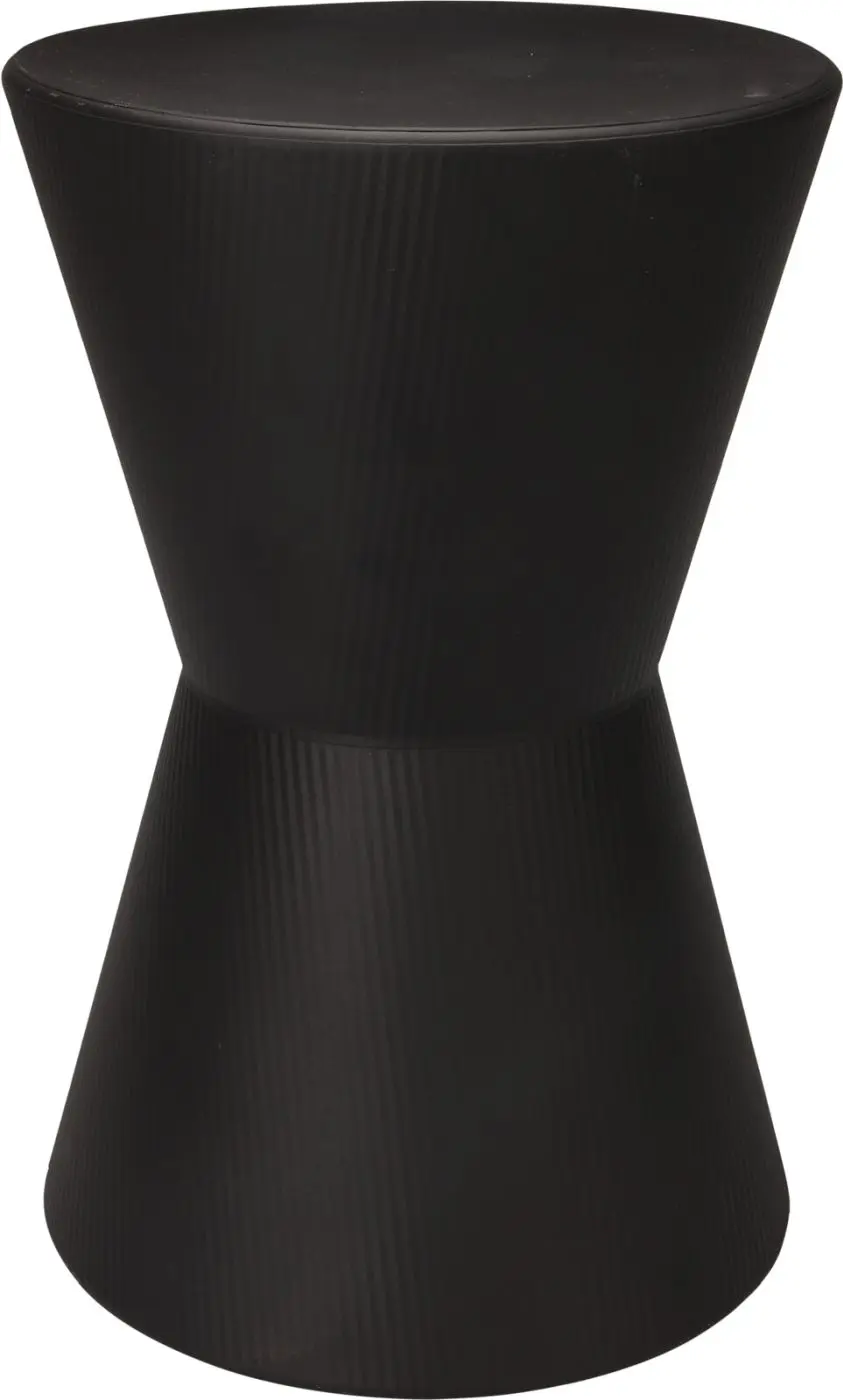 Beistelltisch 29 x 45 cm schwarz 