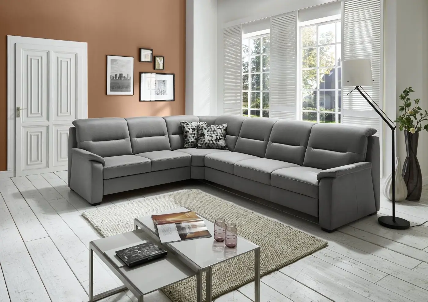 Wohnlandschaft couchliebe. KS4959 grau Basismodell