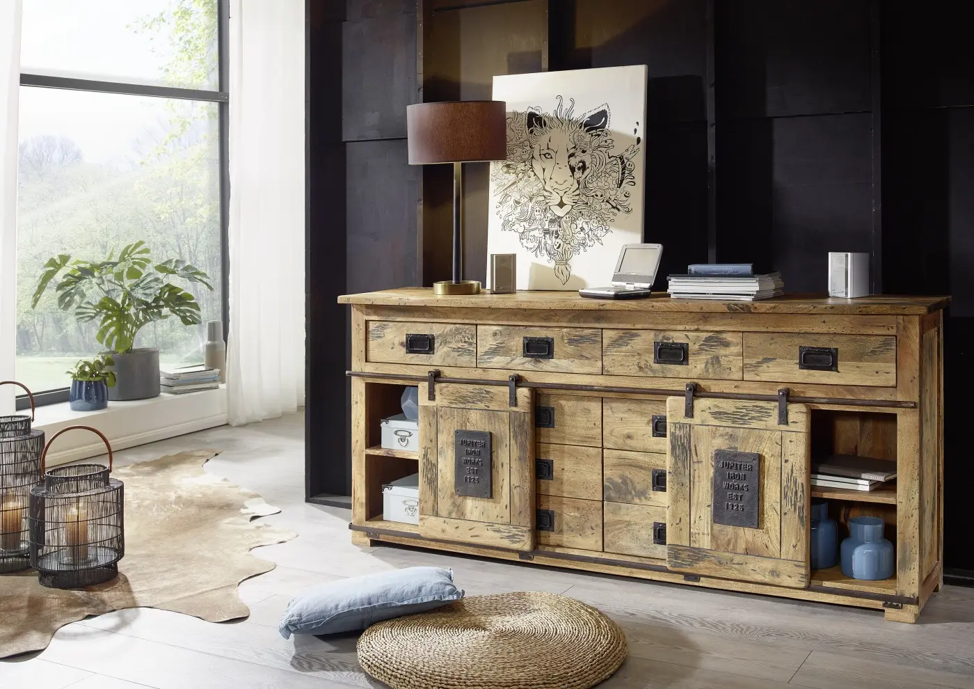 Sideboard WZ-0480 Mango Massivholz