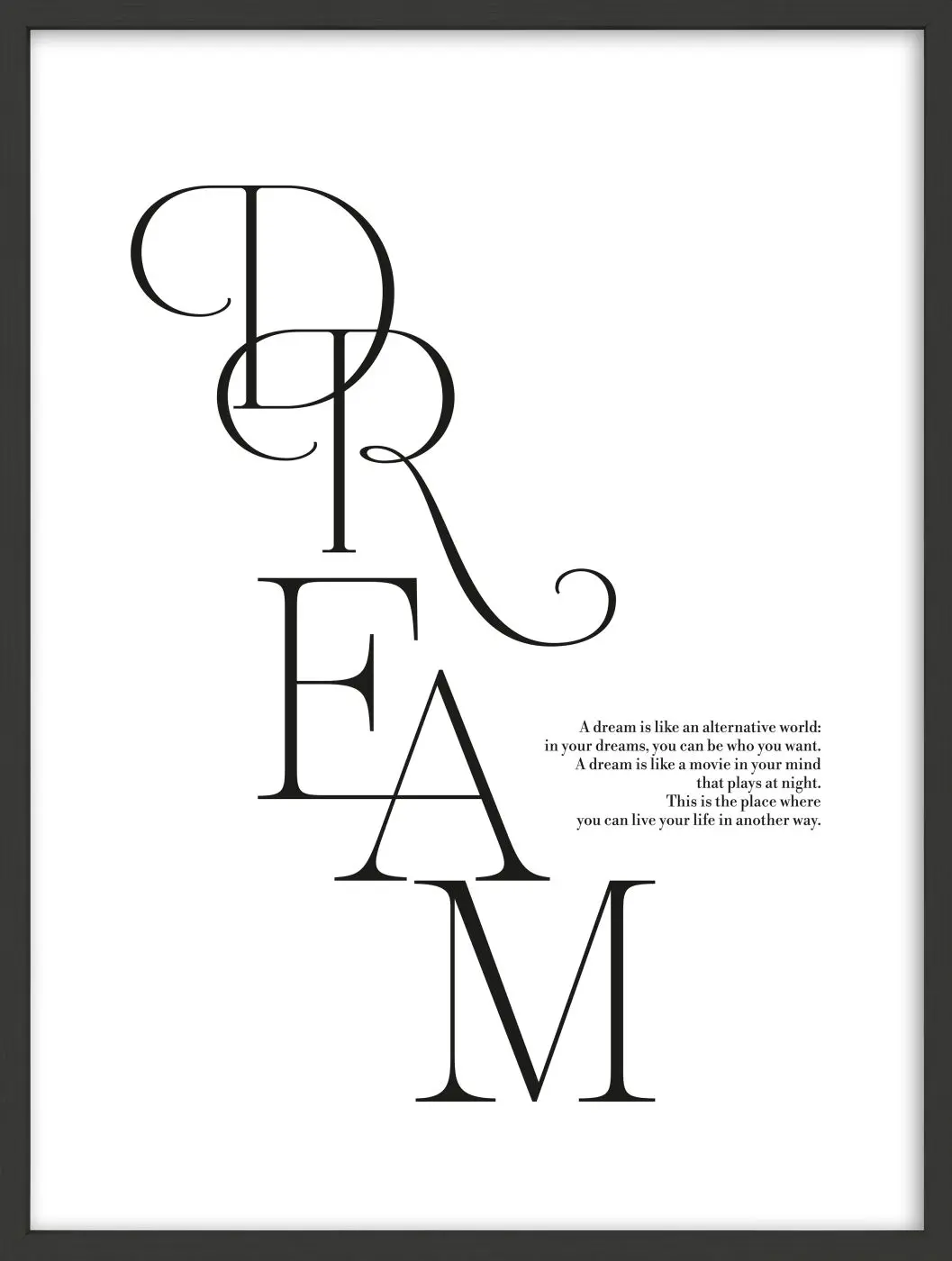 Glasbild Dream