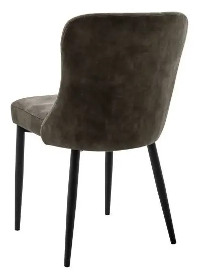 Polsterstuhl Aboshi anthrazit/braun