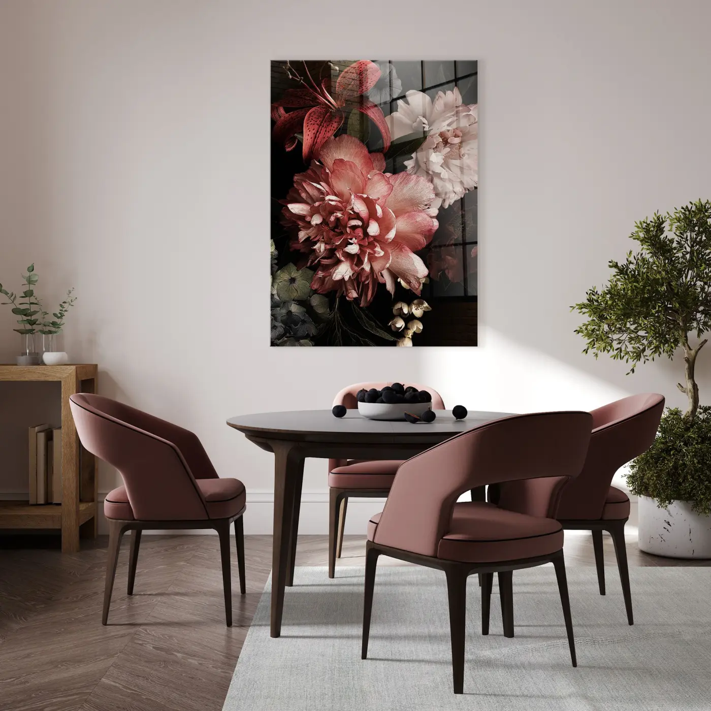 Glasbild Baroque 80 x 120 cm