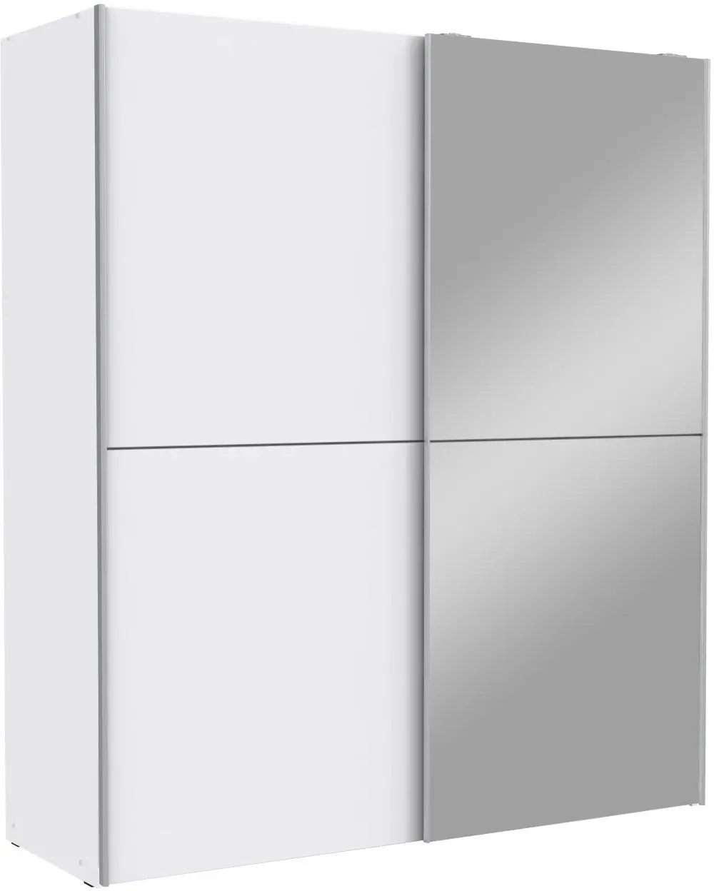 Schwebetürenschrank White Kiss 2-türig weiß