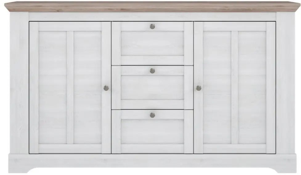 Sideboard Iloppa Schnee Eiche