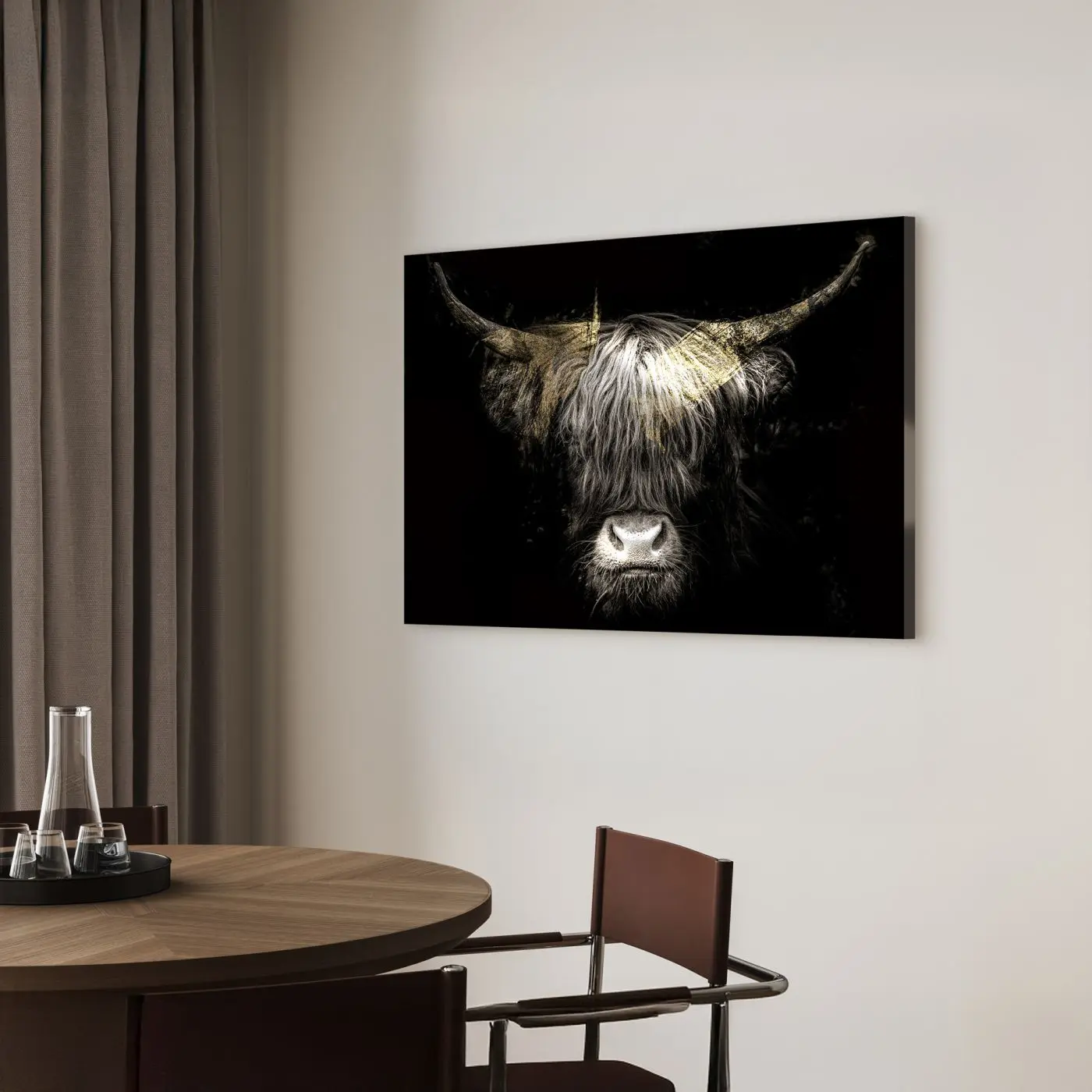 Leinwandbild Kyloe 85 x 113 cm