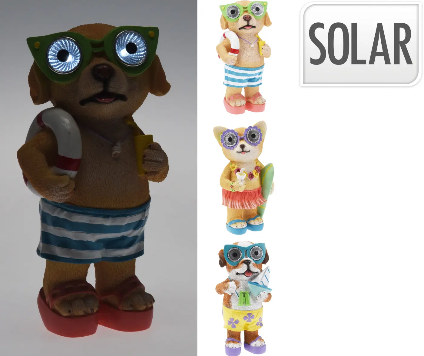 Solar-Figur Hund oder Katze Solar-Figur Hund oder Katze