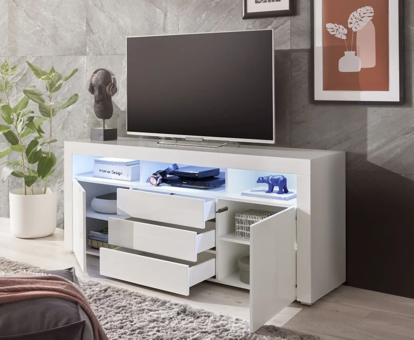 Sideboard Leeds inkl. Beleuchtung