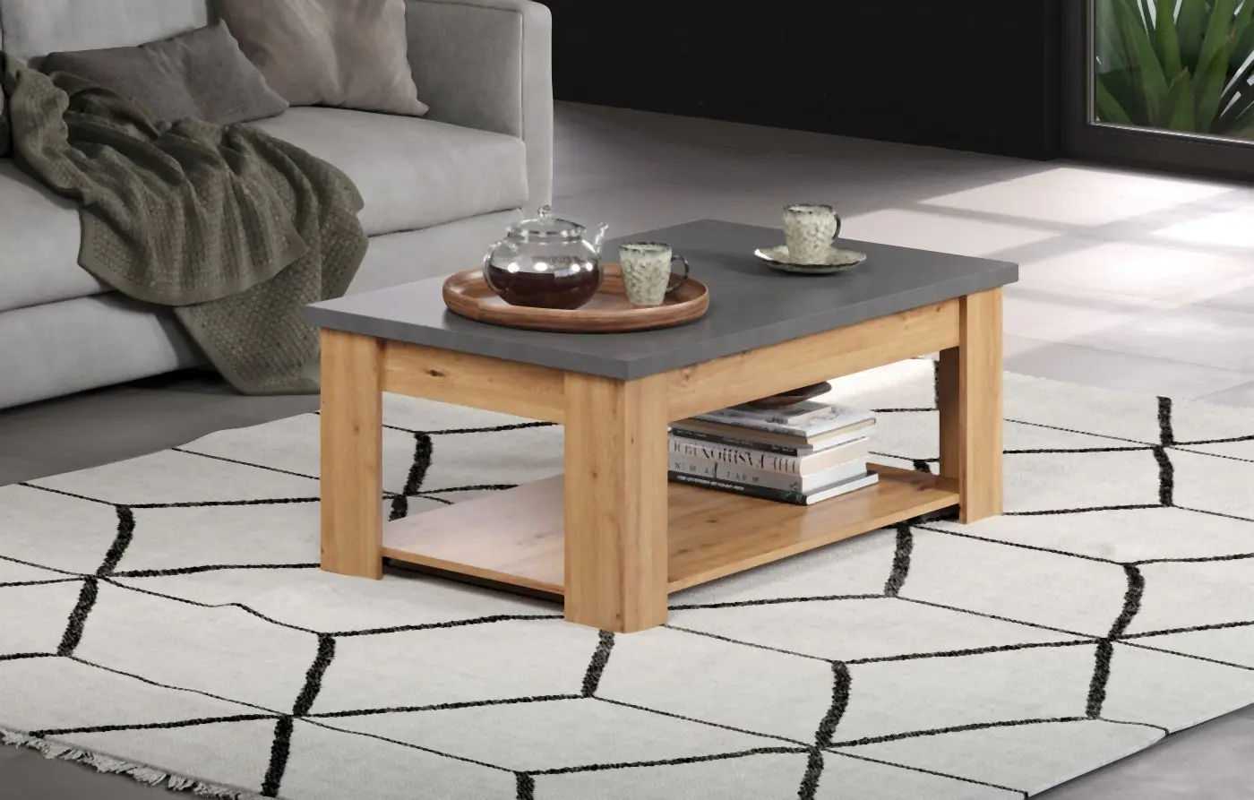 Couchtisch Follow Artisan Eiche Melamin