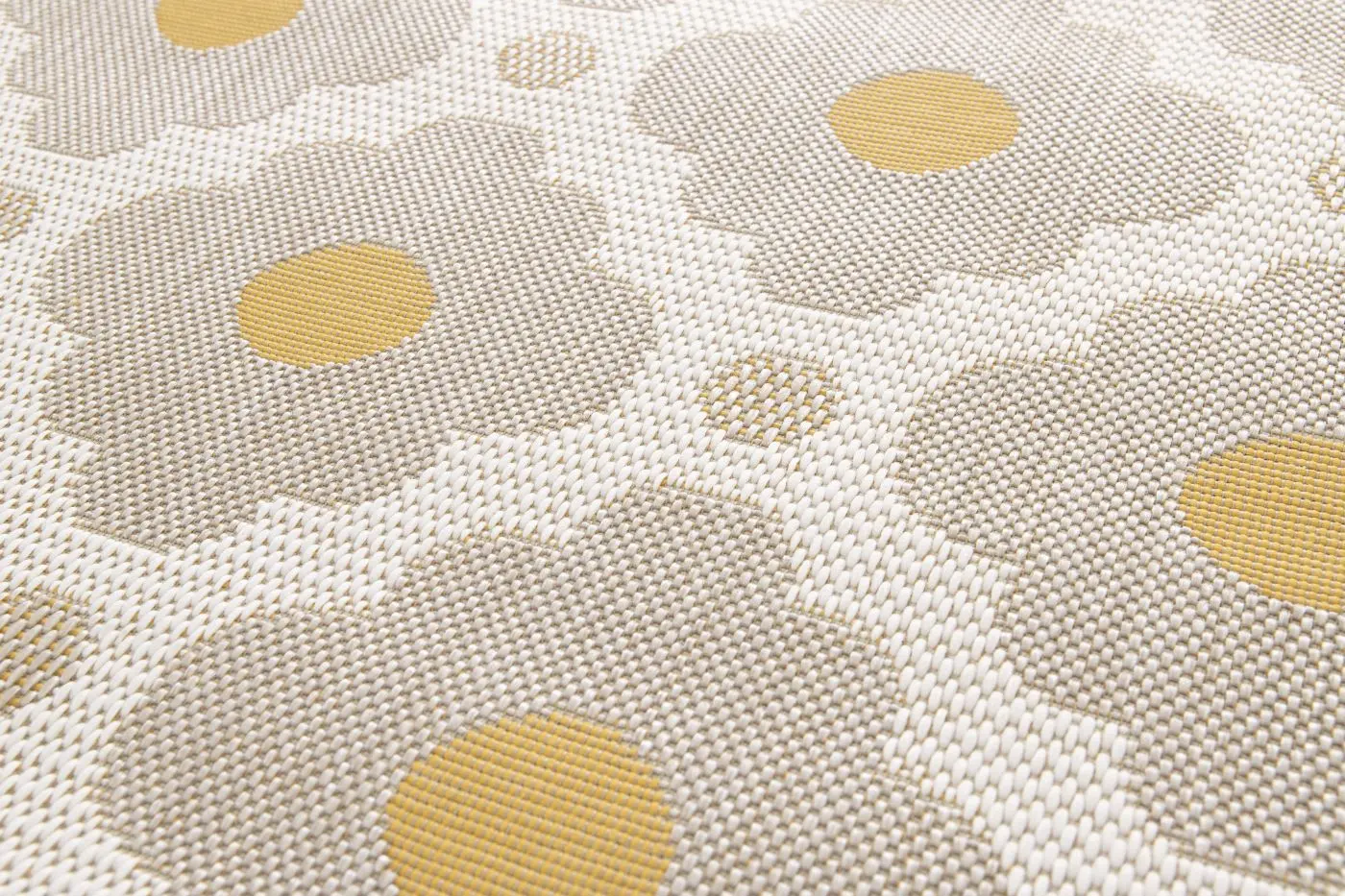 Teppich Re_Fresh 80 x 150 cm creme mit Muster