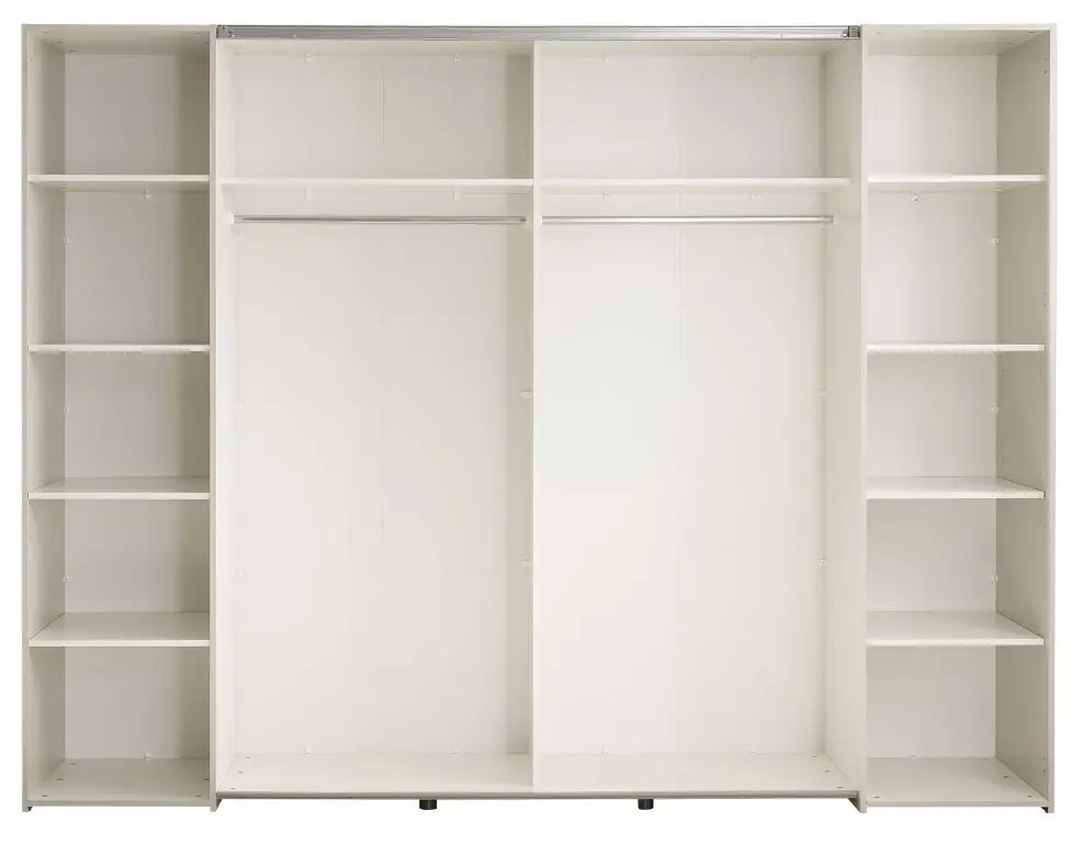 Dreh-/Schwebetürenschrank Maturs 4-türig kaschmir