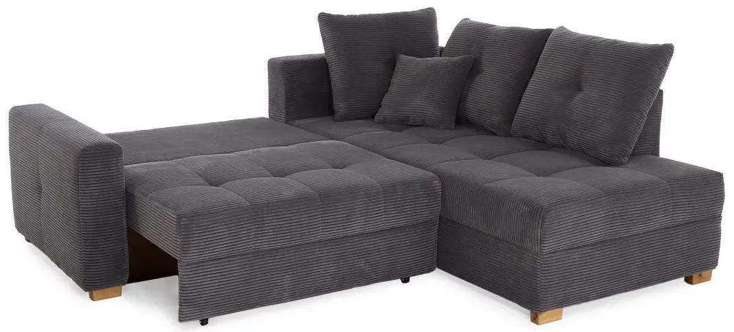 Wohnlandschaft Heidelberg Cord grau