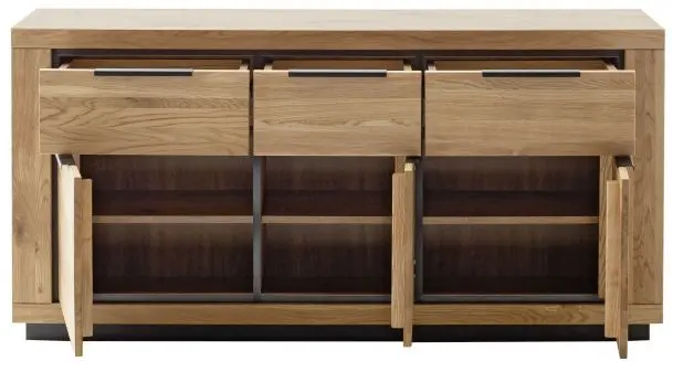 Sideboard Greno 3-türig Wildeiche