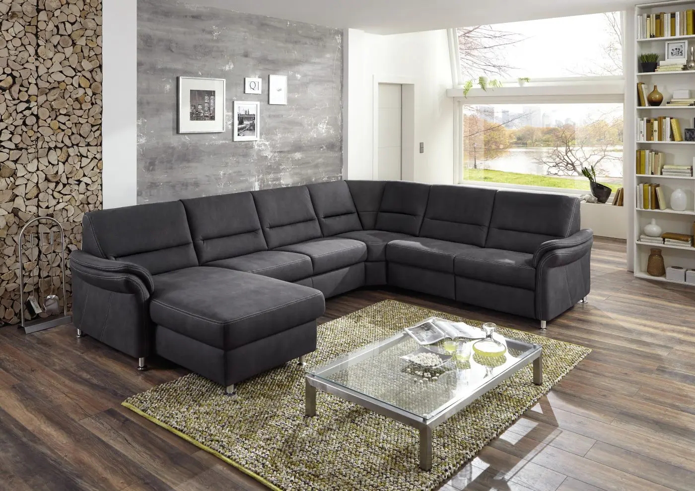 Wohnlandschaft couchliebe. LS672117 grau Basismodell