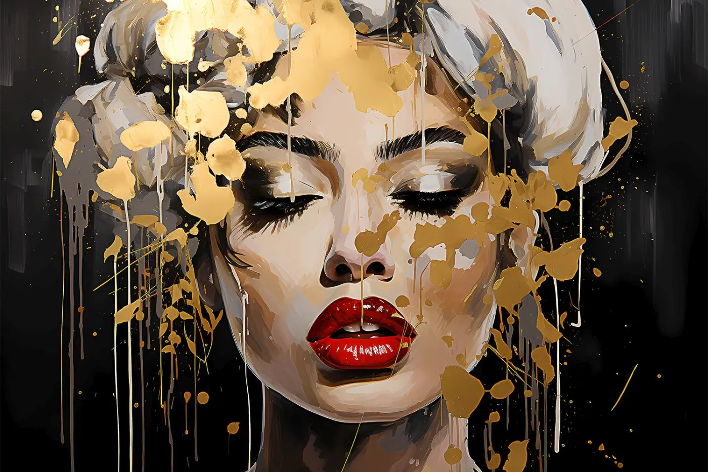 Leinwandbild Elizabeth 70 x 100 cm