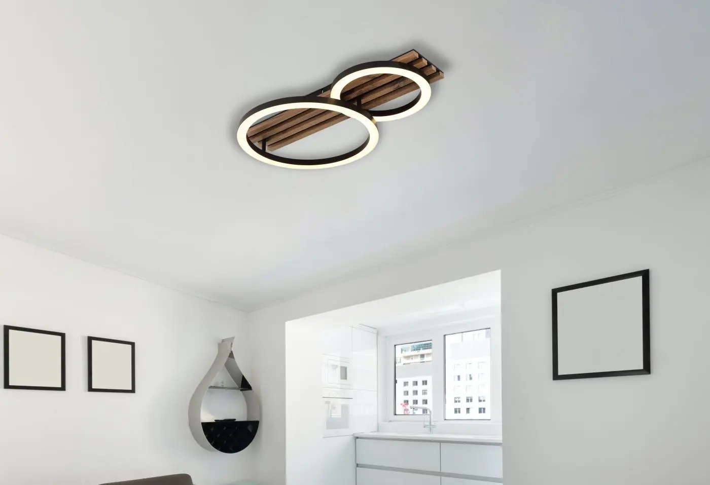 Deckenleuchte Tisha schwarz matt