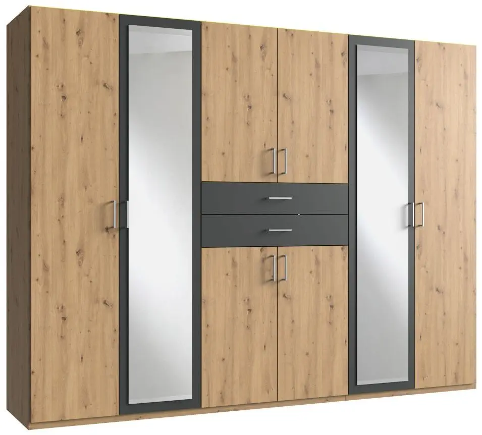 Drehtürenschrank Diver Artisan Eiche 