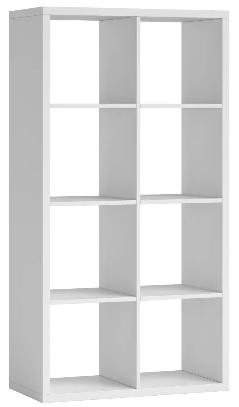 Raumteiler Style weiß 8 Fächer