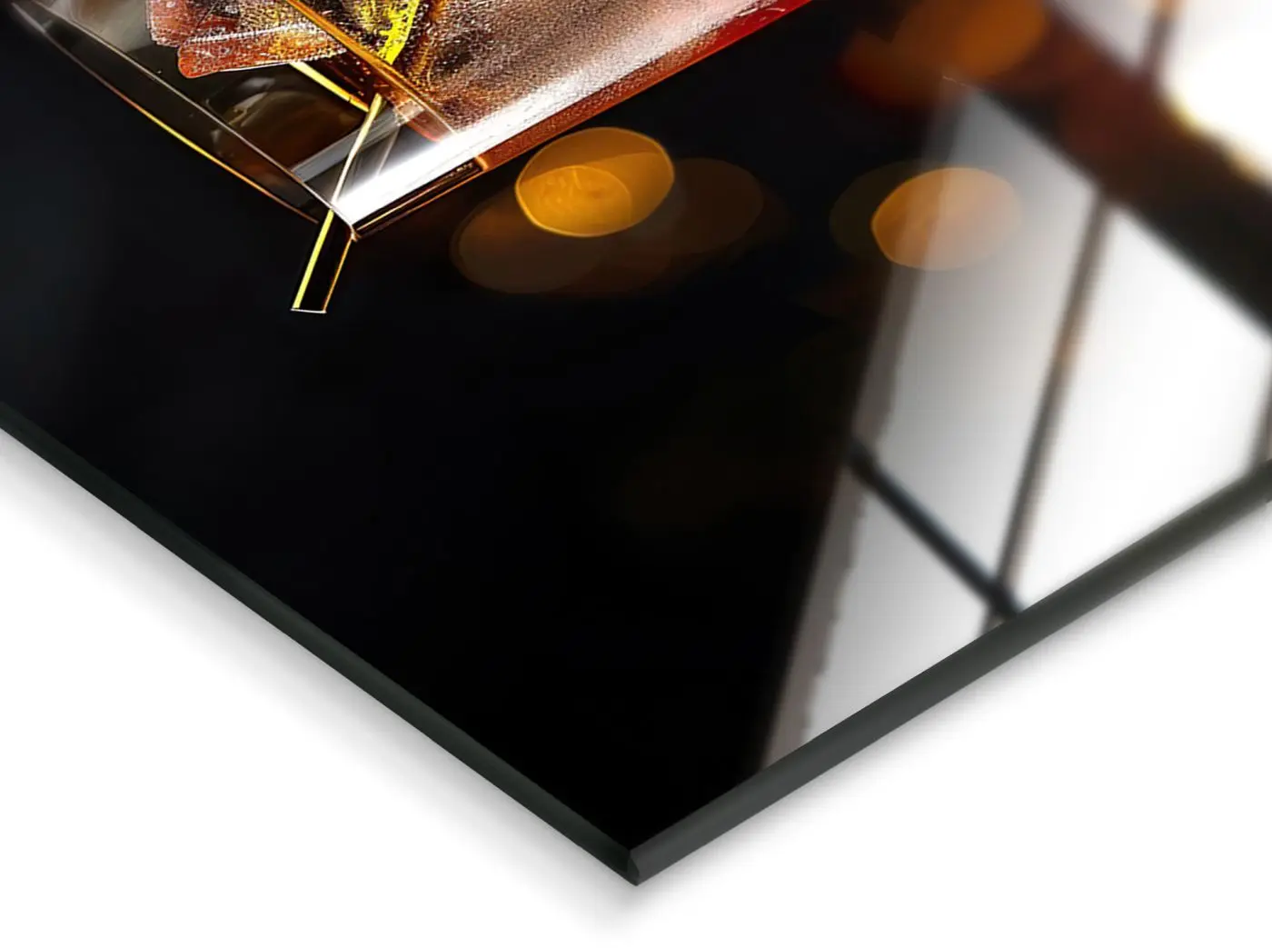 Glasbild Aperol 30 x 30 cm