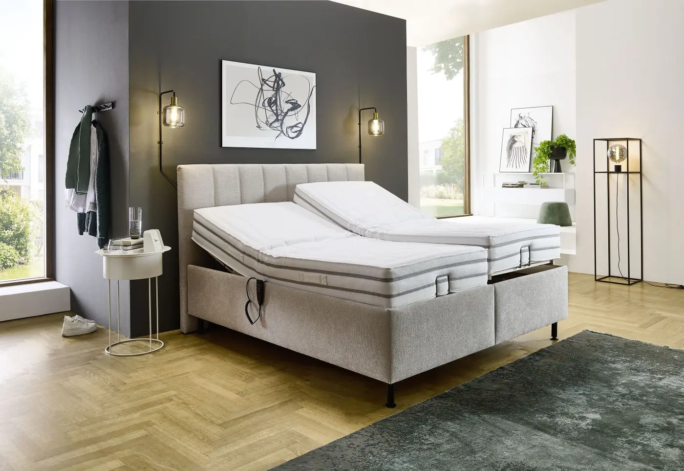 Polsterbett LS26 Celara natur