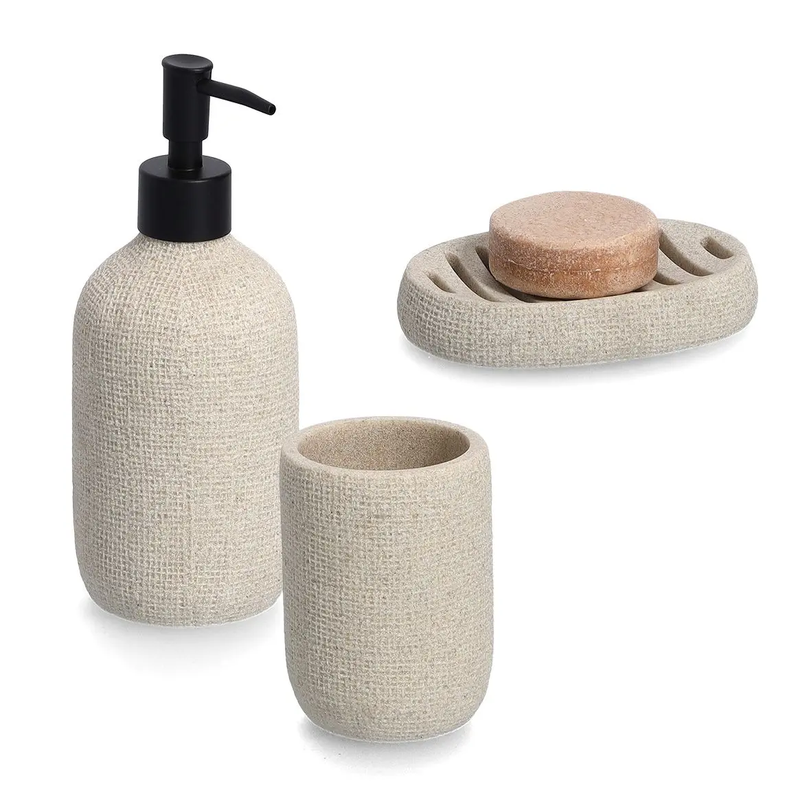 Seifenspender beige