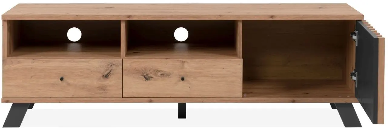 TV-Lowboard Medan Artisan Eiche/anthrazit
