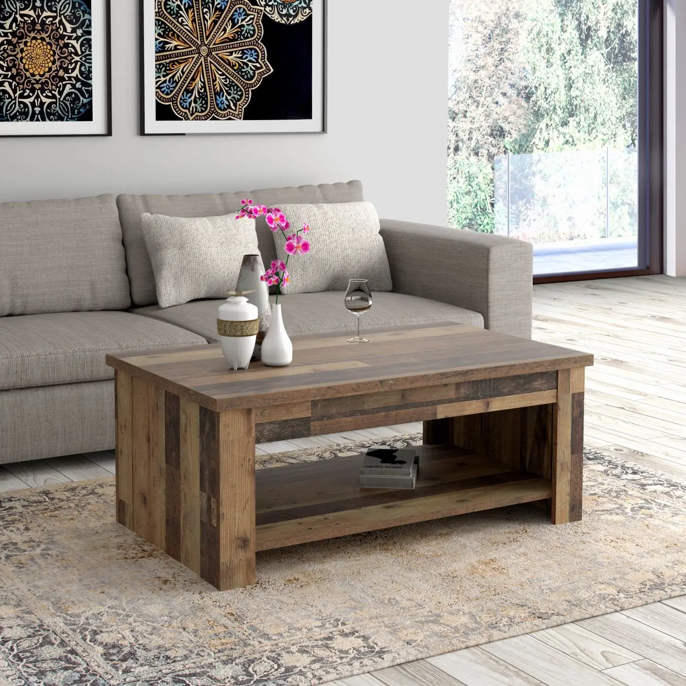 Couchtisch Clif Old Wood Vintage