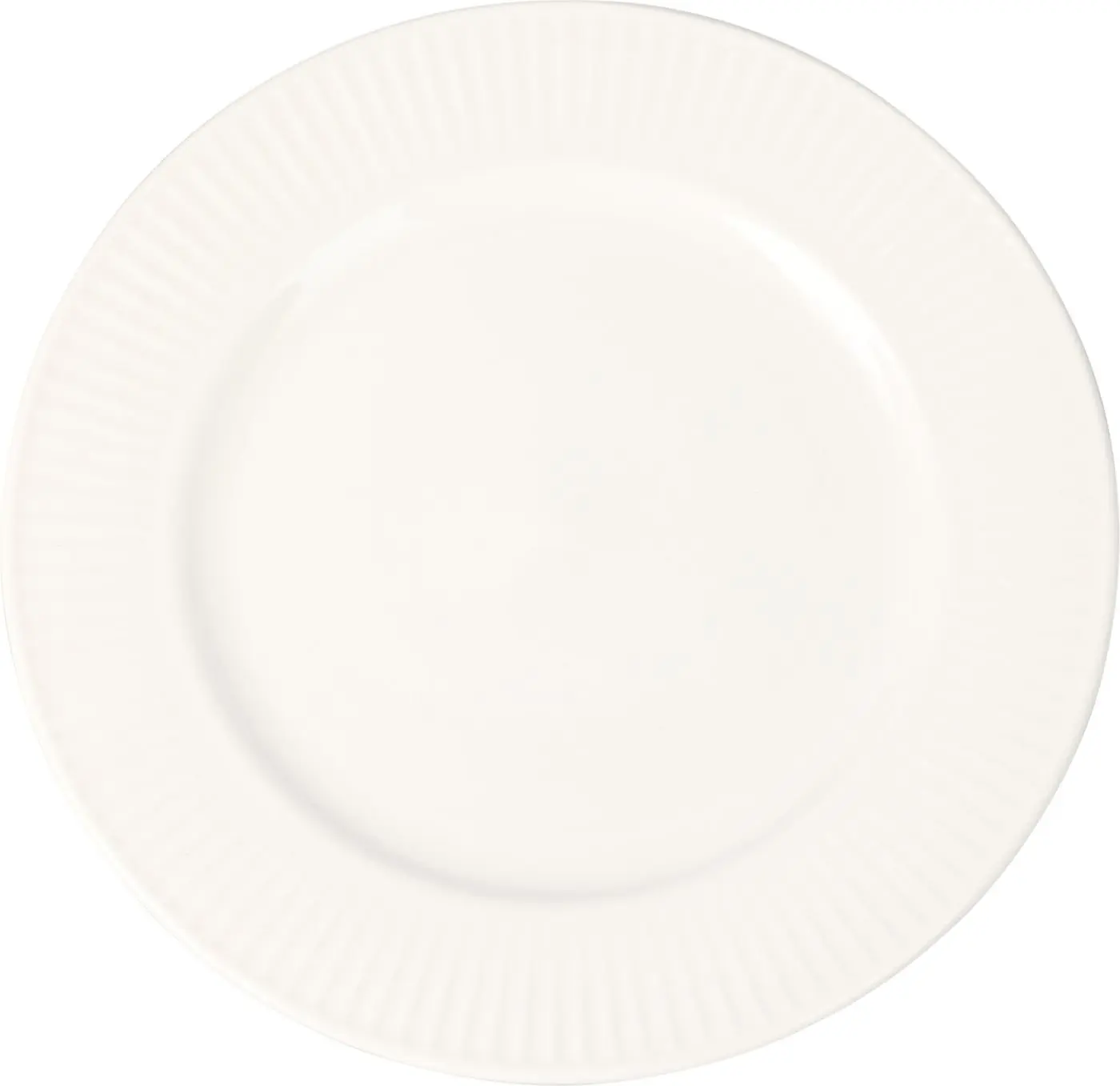 Teller flach weiß