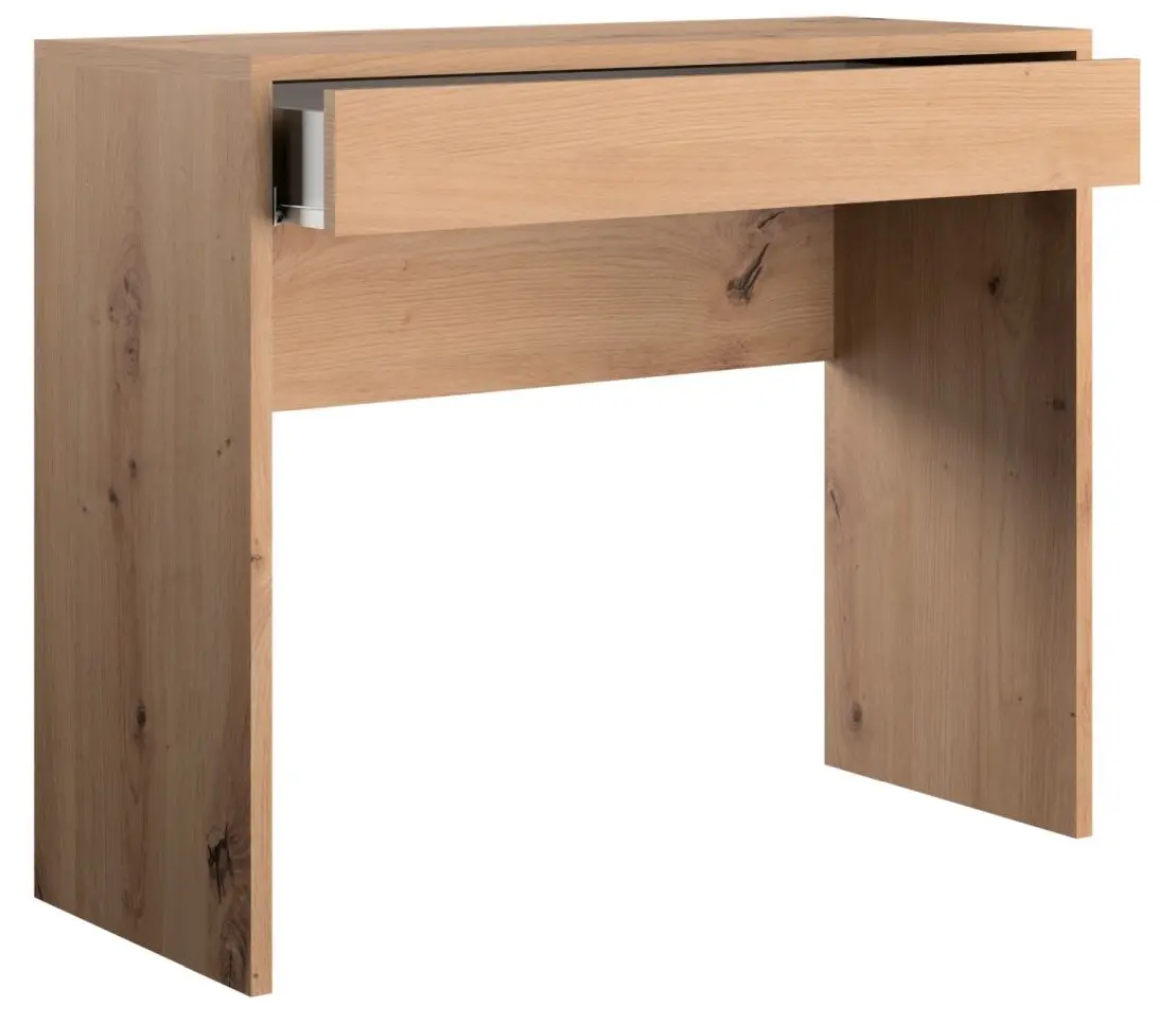 Schreibtisch Espresso 1 Schubkasten Artisan Eiche