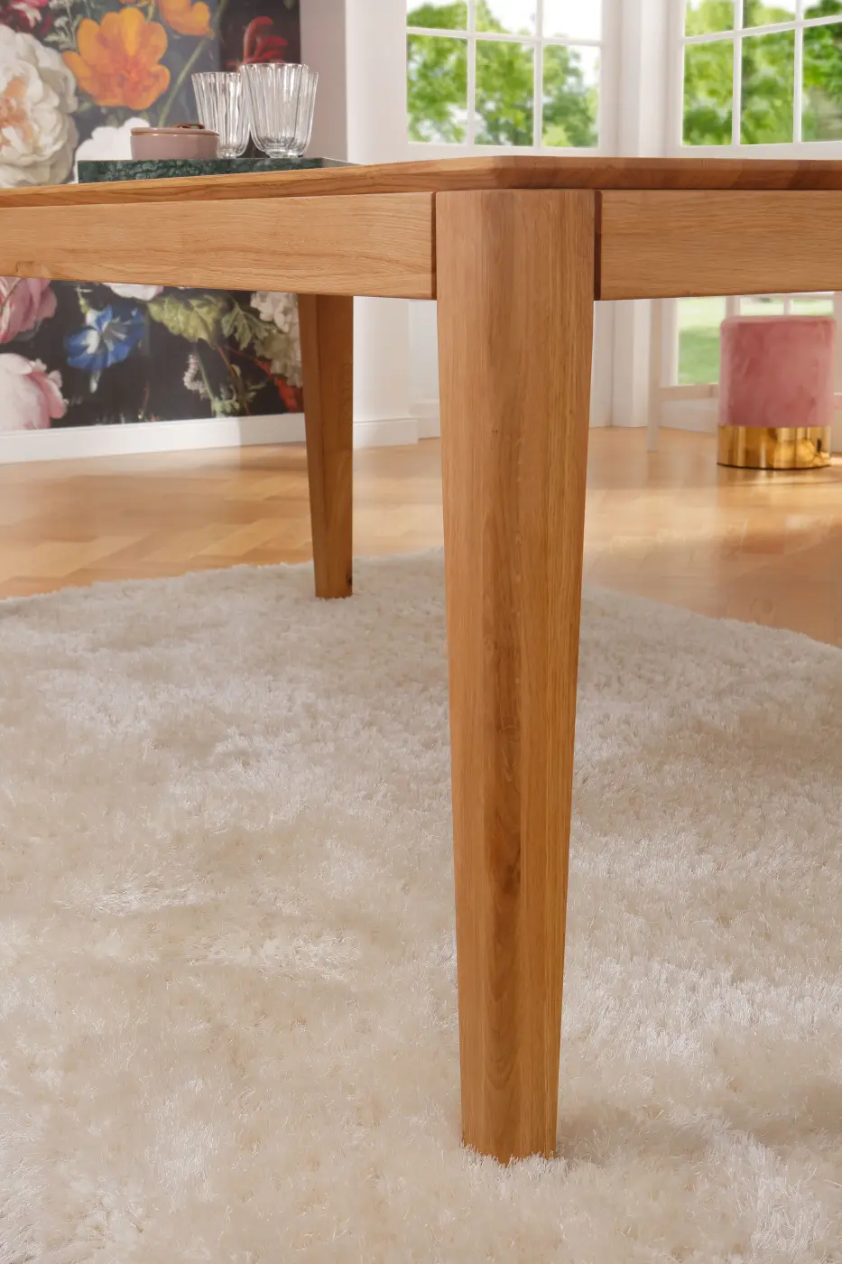 Esstisch TI-0669 Wildeiche massiv