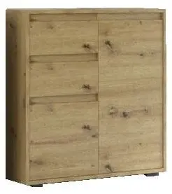 Kommode Brest Artisan Eiche 80 x 84 x 35 cm