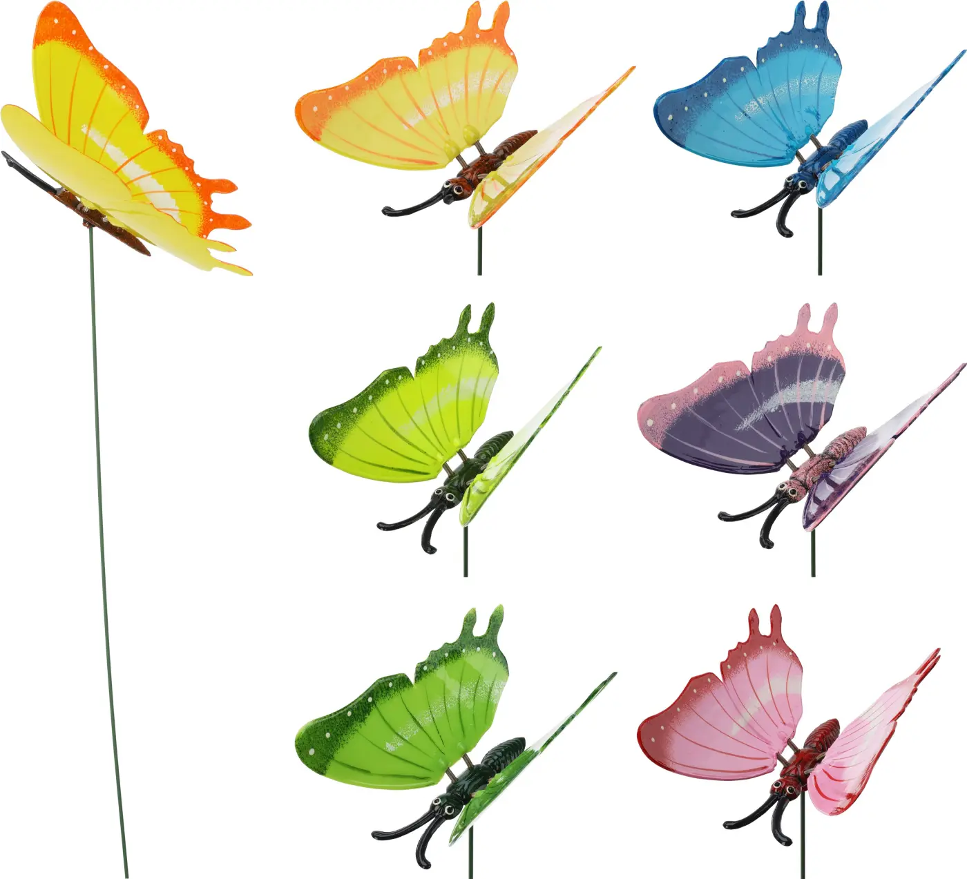 Gartenstecker Schmetterlinge 