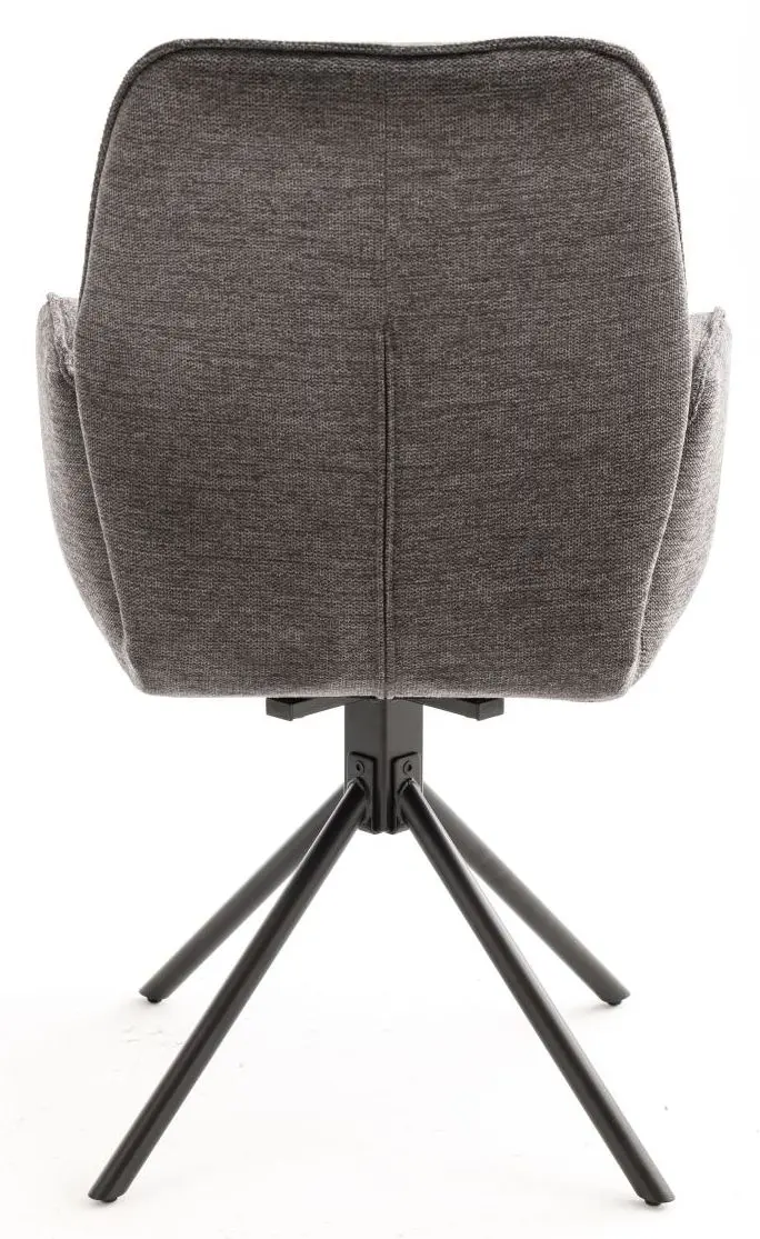 Armlehnstuhl Greyton anthrazit mit Drehfunktion