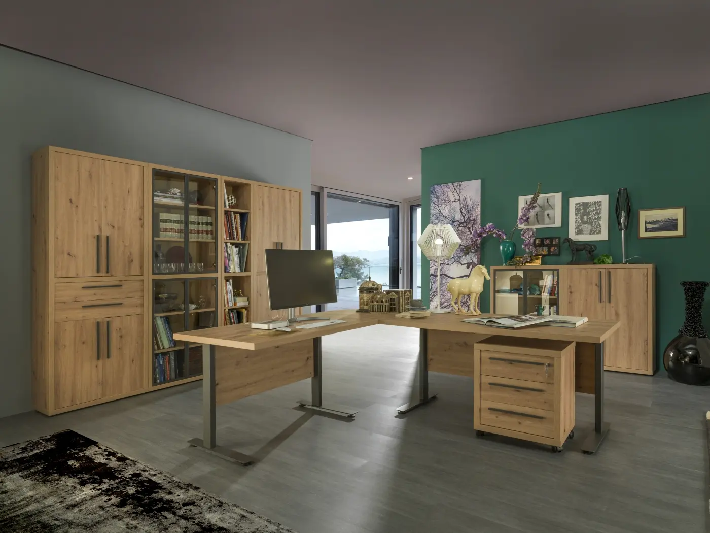 Türen-2er-Set Rilega Artisan Eiche