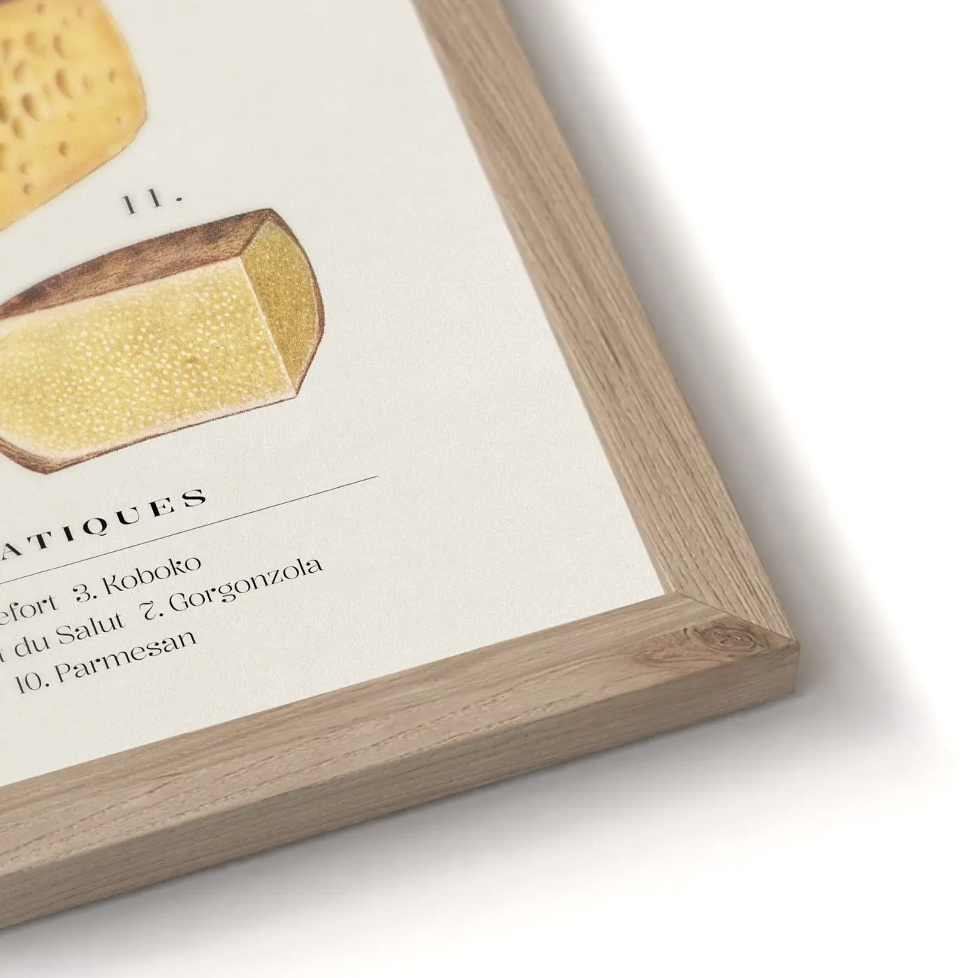 Bild gerahmt Fromages 30 x 40 cm