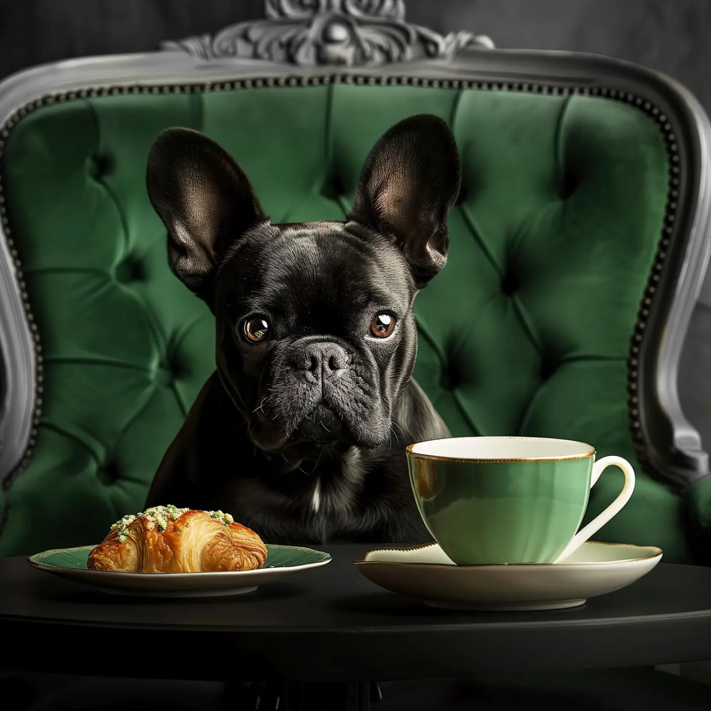 Glasbild Bulldog Glasbild Bulldog