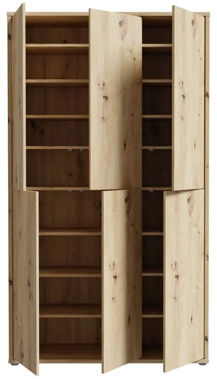 Schuhschrank Alice Springs 6-türig Artisan Eiche