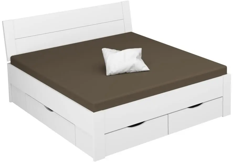 Bett Aditio 180 x 200 cm weiß