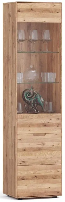 Vitrine WZ-0663 Wildeiche massiv