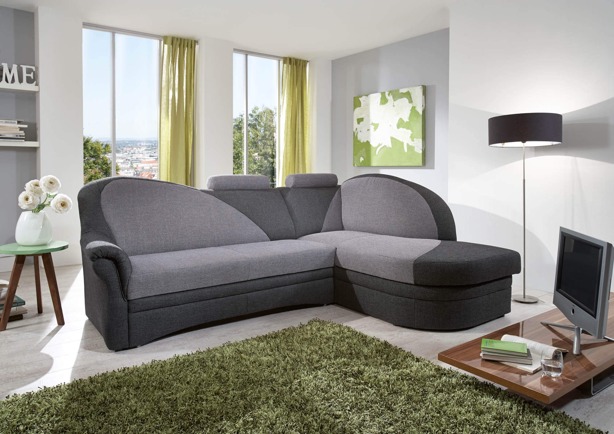 Planungssofa PP-HS13004 Polipol Frontalansicht Standard