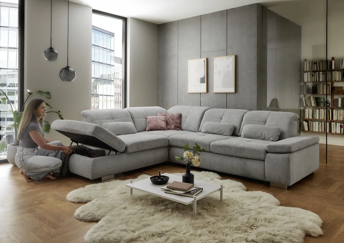 Wohnlandschaft LS 872918 mit Komfortfunktionen Wohnlandschaft LS 872918 mit Komfortfunktionen
