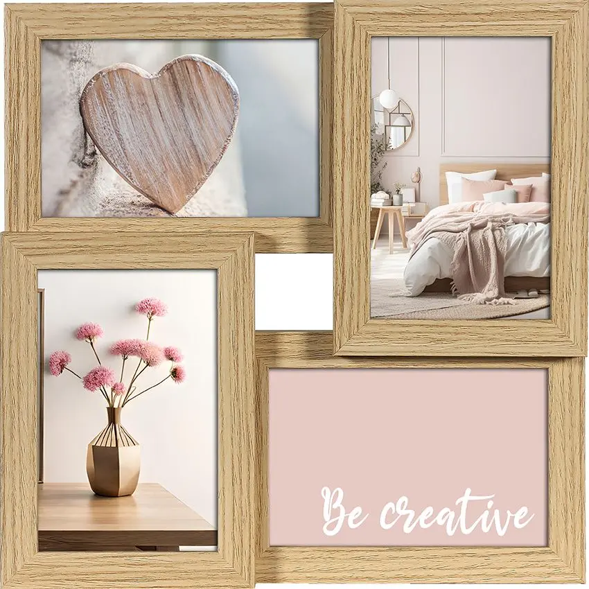 Collagenrahmen Creative Style 29 x 29 cm natur