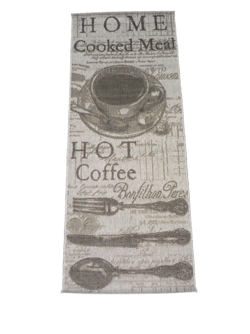 Teppich Decora 80 x 200 cm hellgrau, anthrazit