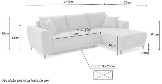 Wohnlandschaft Beverly anthrazit
