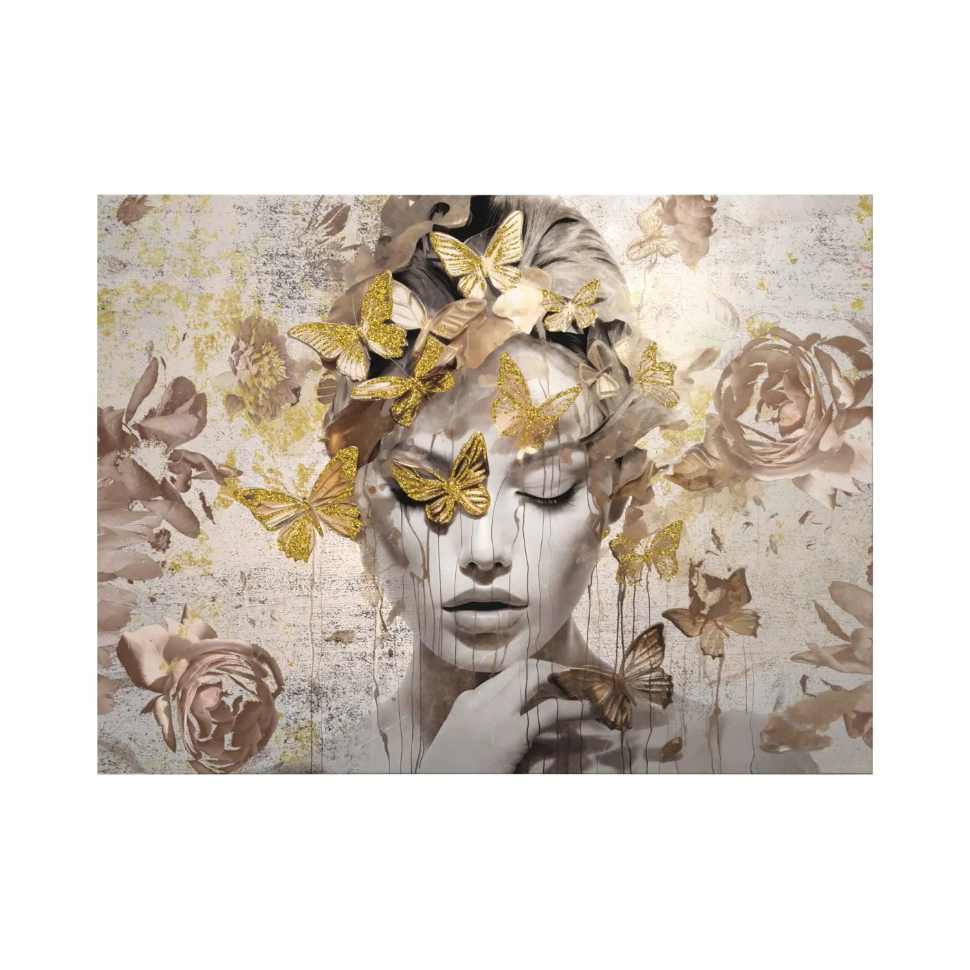 Leinwandbild Butterfly 60 x 80 cm