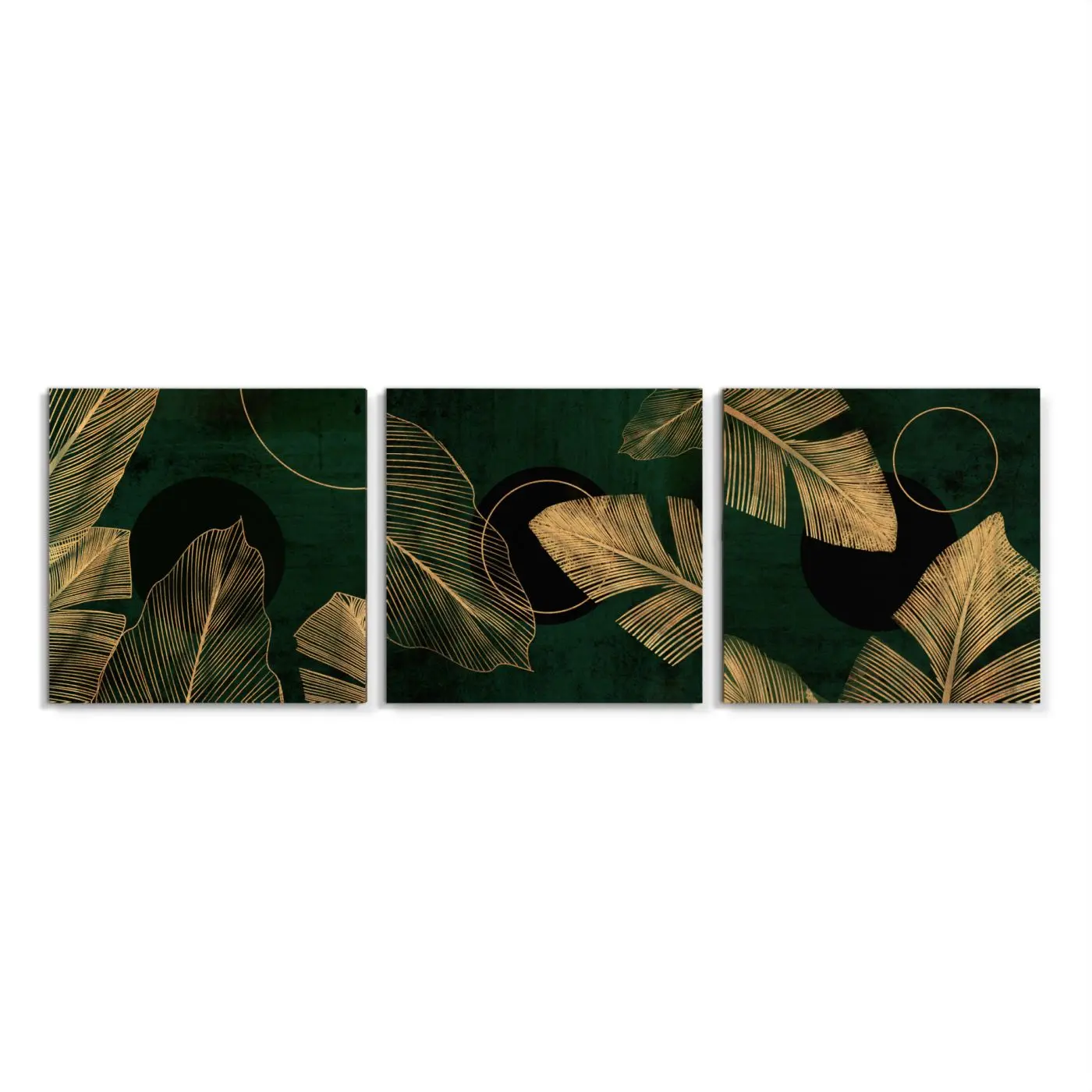 Bild Set Green & Gold